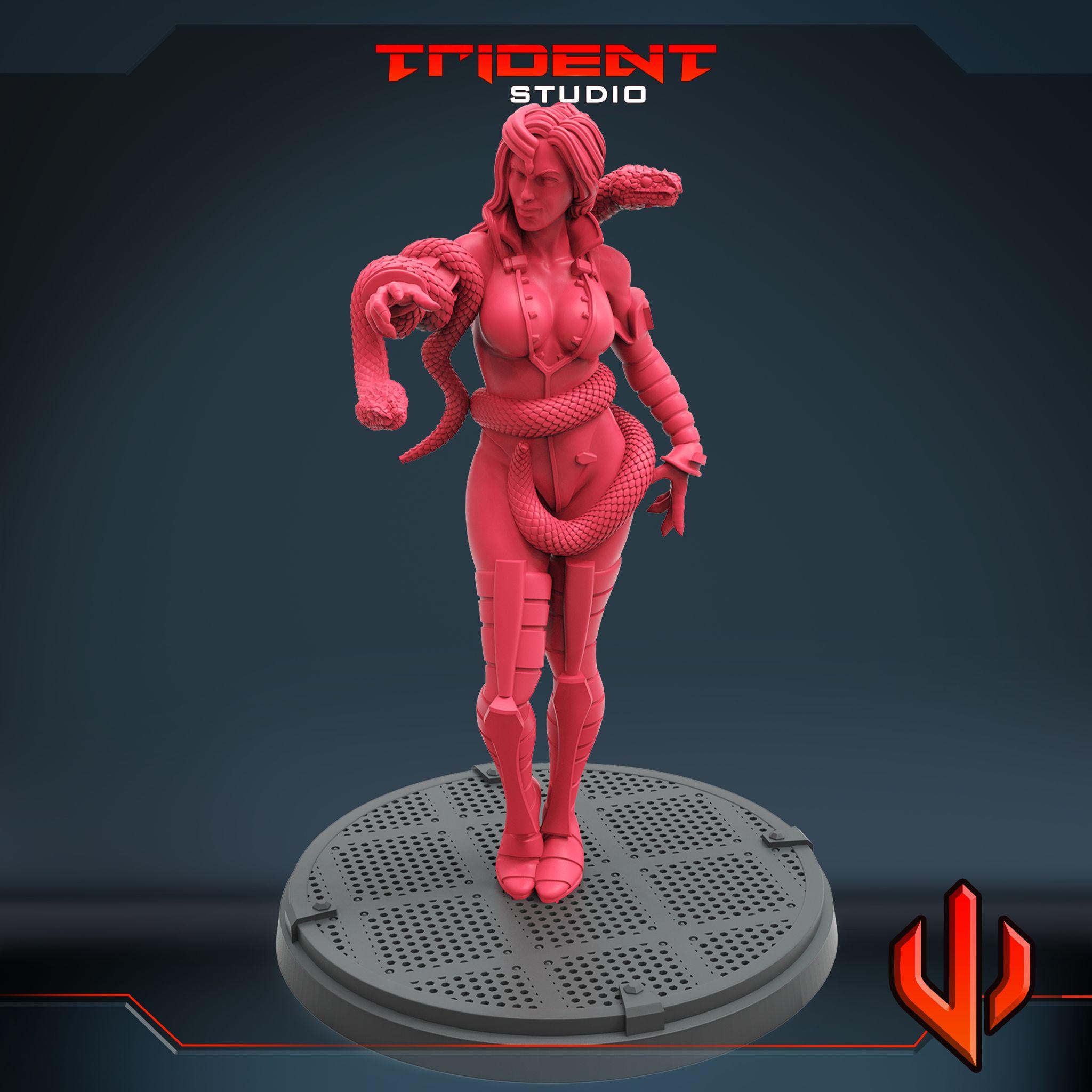 Black Mamba (Fan art sculpted by Trident Studio) (Crisis Protocol Proxy/Alternative)