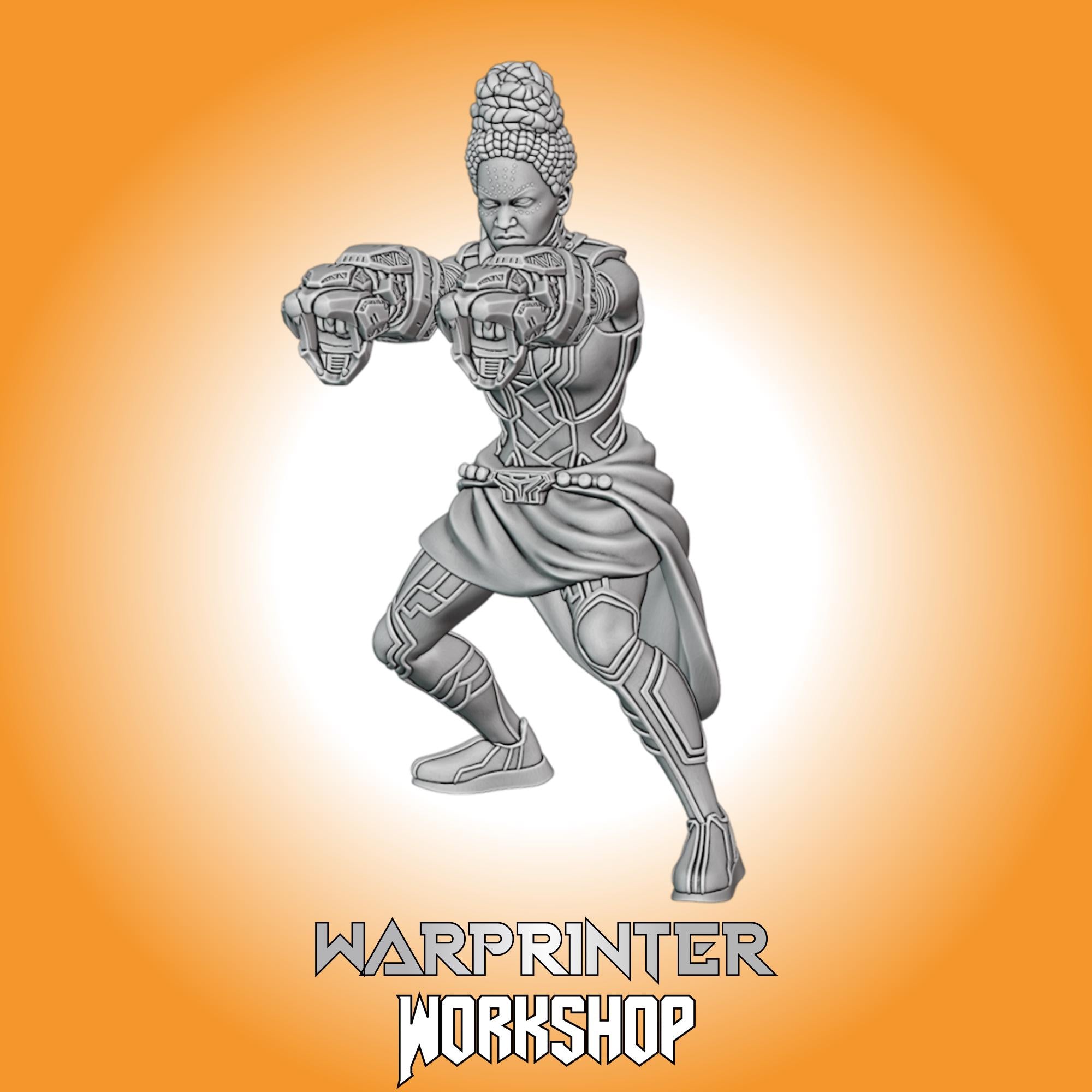 Shuri (Fan art sculpted by Trident Studio) (Crisis Protocol Proxy/Alternative)