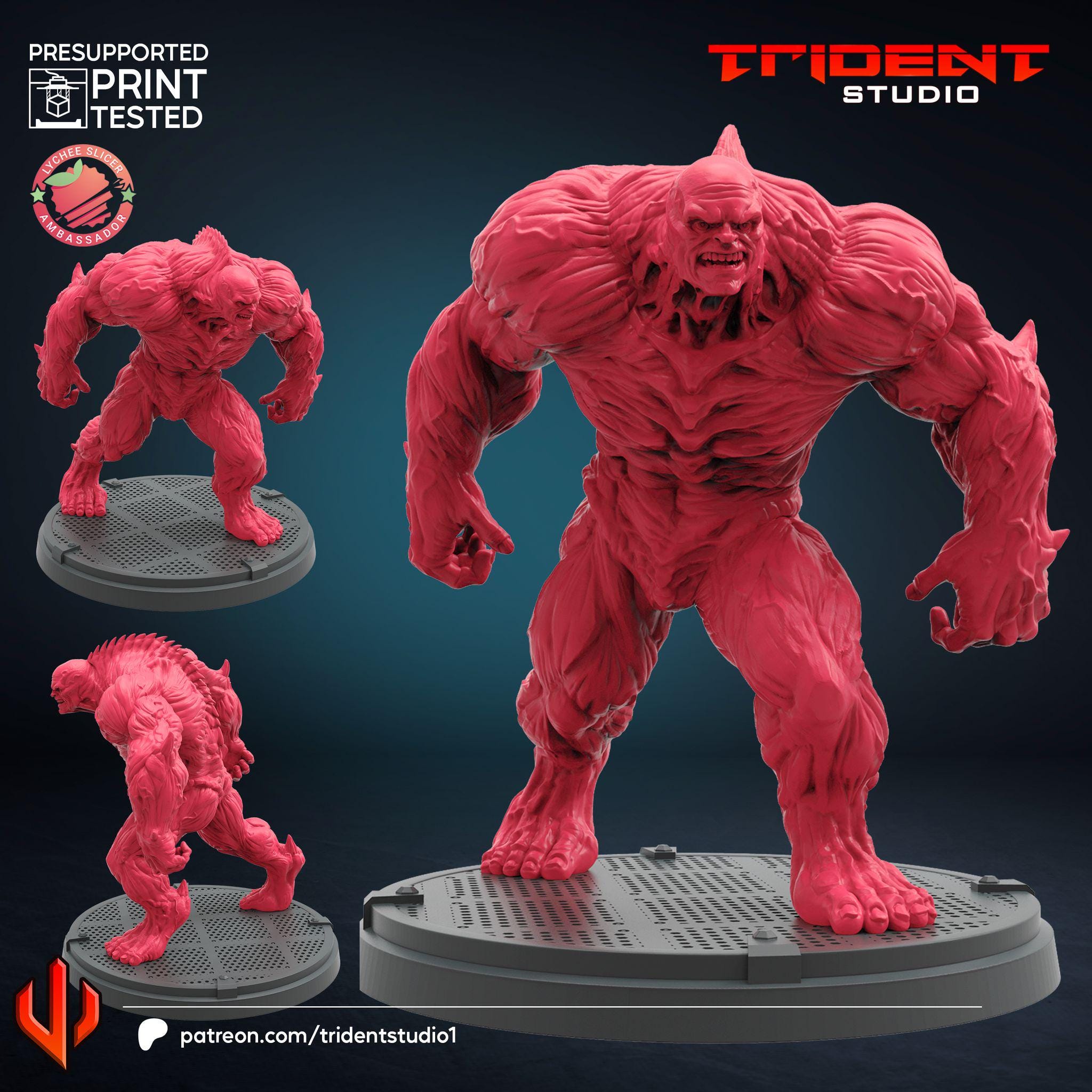 Abomination 2008 movie (Fan art sculpted by Trident Studio) (Crisis Protocol Proxy/Alternative)