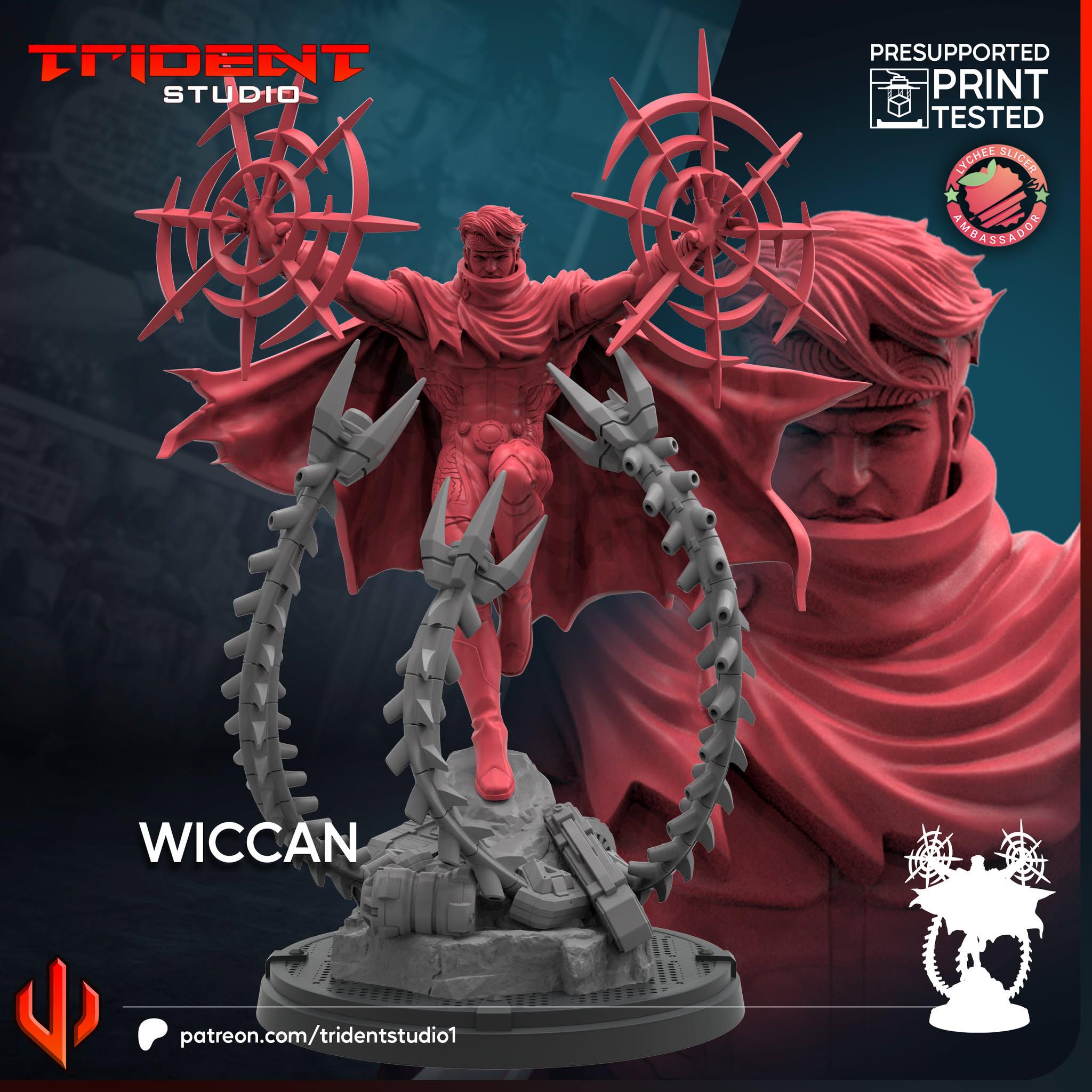 Wiccan (Fan art sculpted by Trident Studio) (Crisis Protocol Proxy/Alternative)