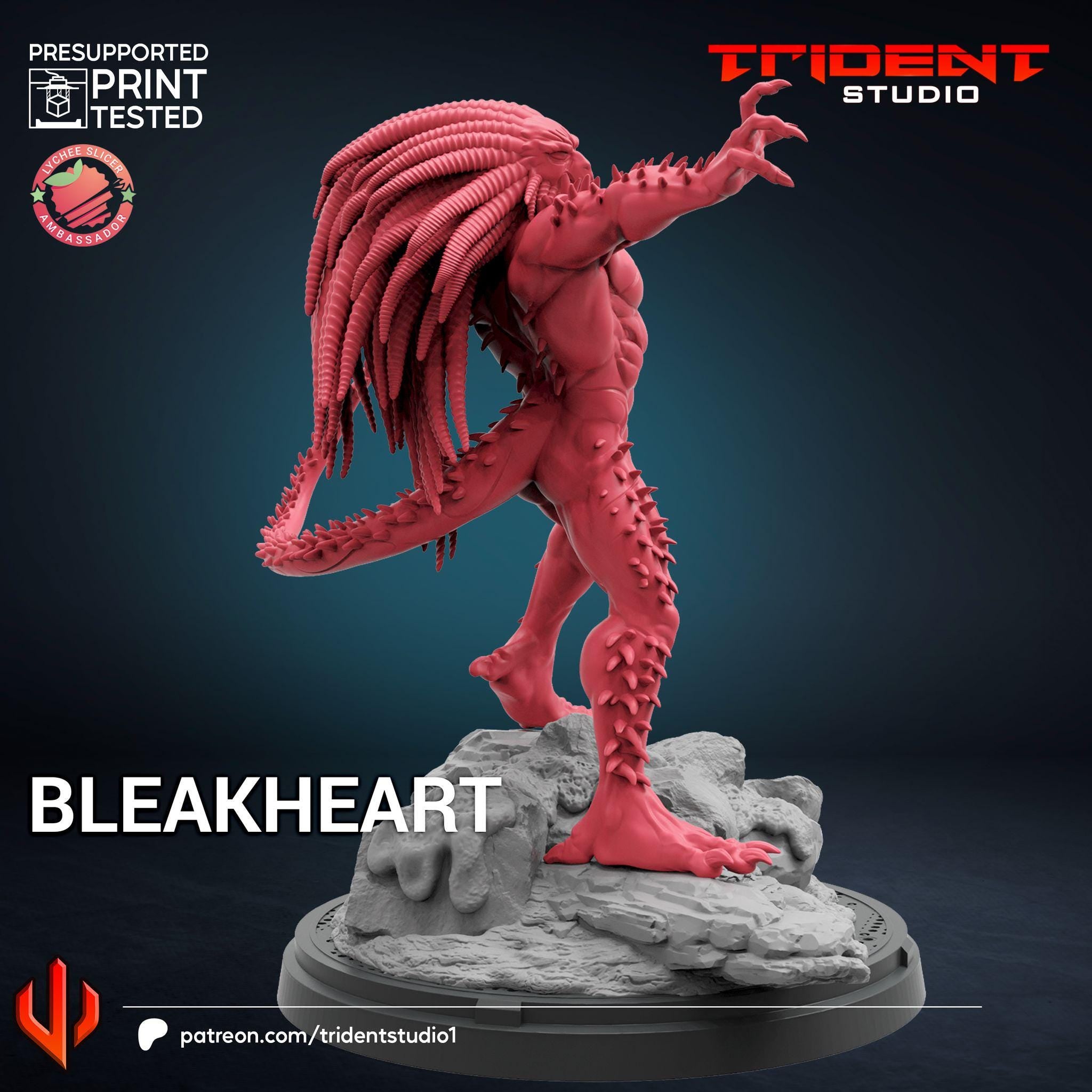 Black Heart (Fan art sculpted by Trident Studio) (Crisis Protocol Proxy/Alternative)