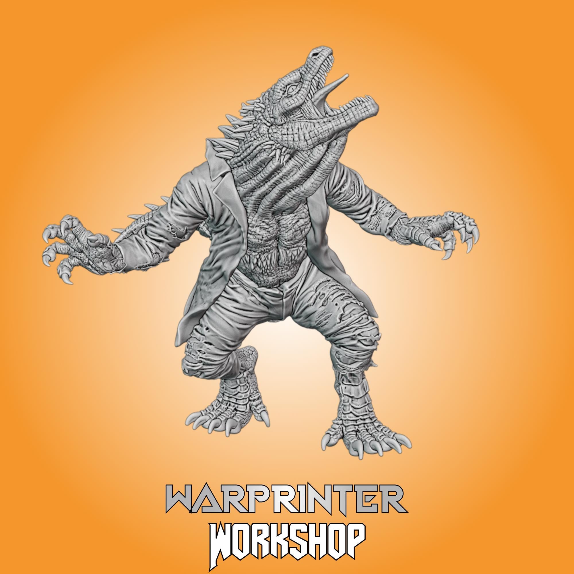 Lizard Spiderman 2 Video Game (Fan art sculpted by Trident Studio) (Crisis Protocol Proxy/Alternative)