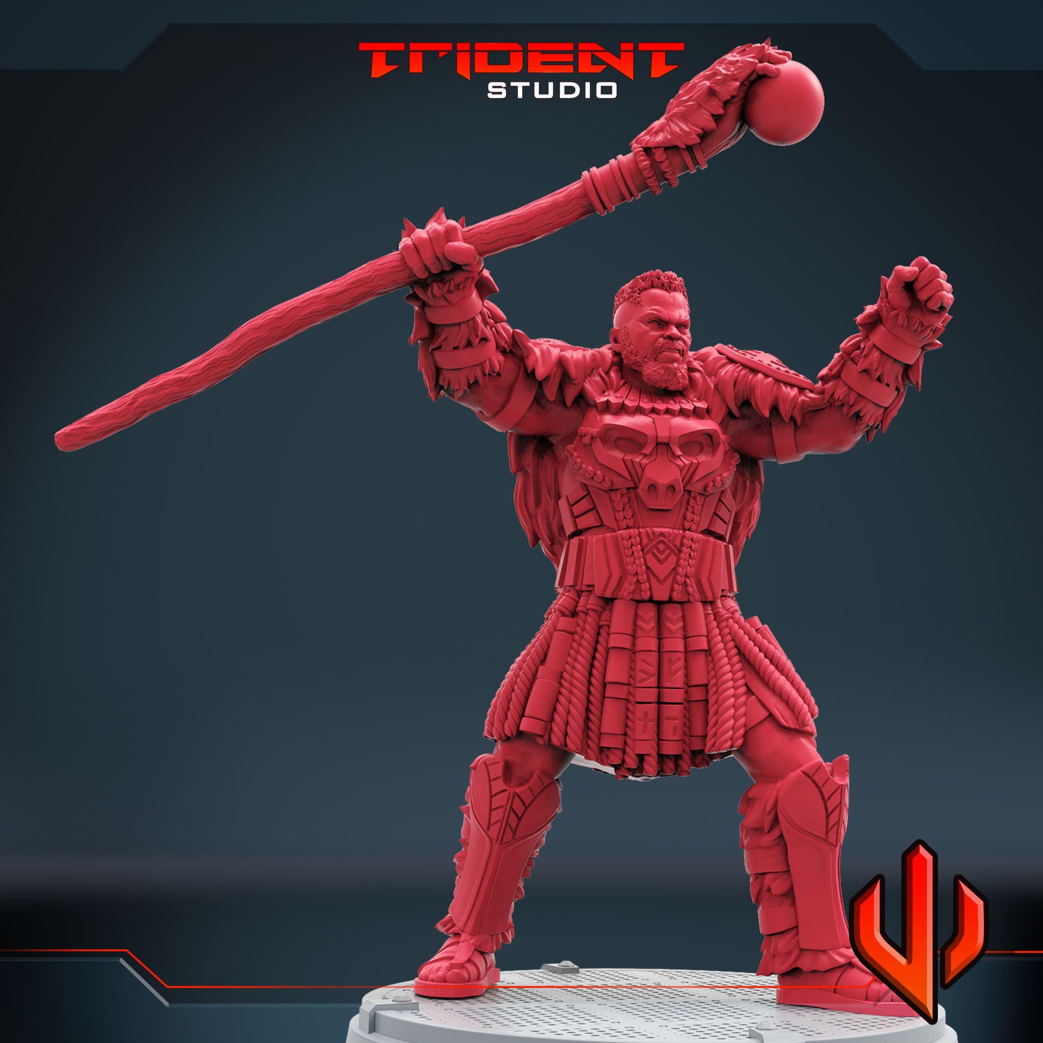 M’Baku (Fan art sculpted by Trident Studio) (Crisis Protocol Proxy/Alternative)