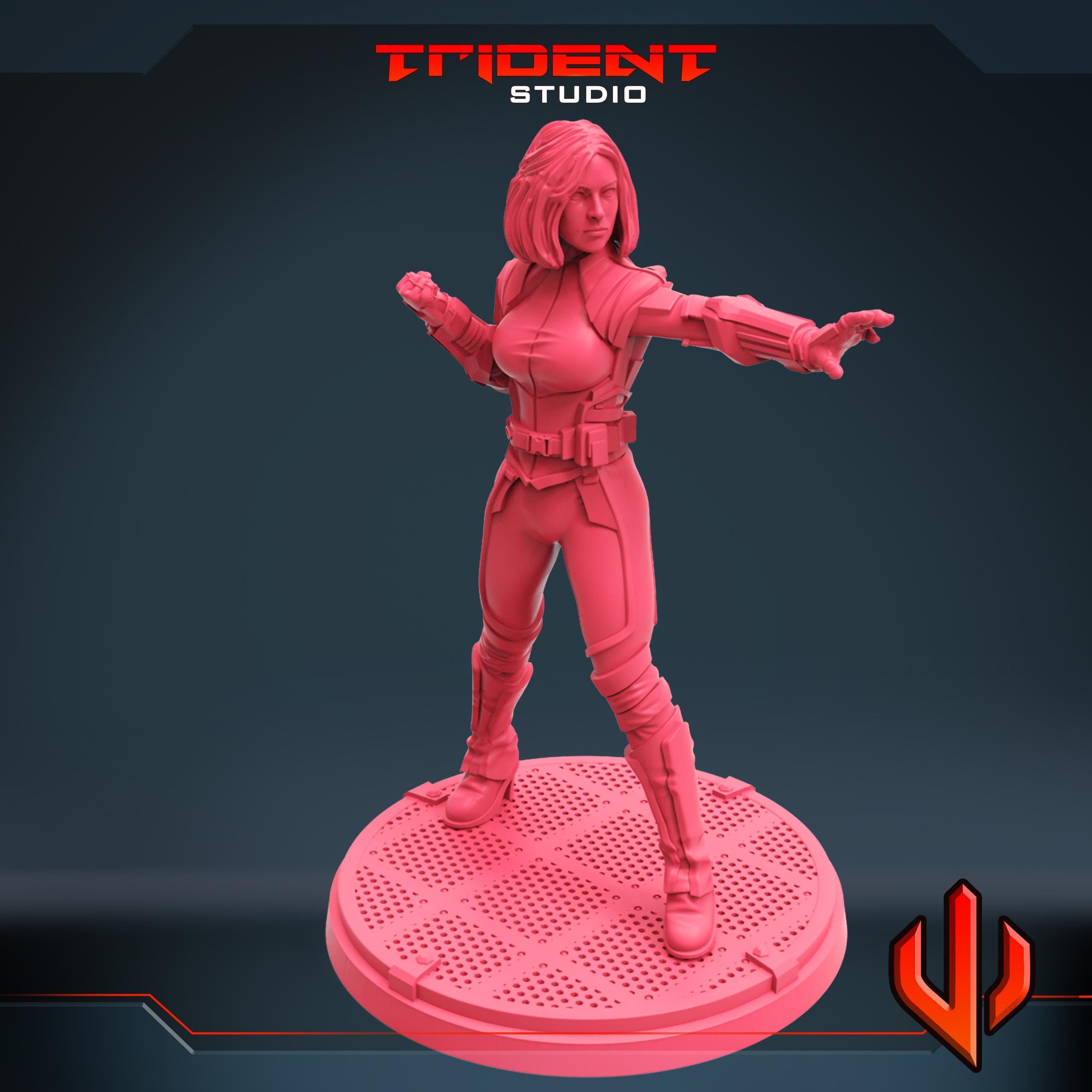 Quake (Fan art sculpted by Trident Studio) (Crisis Protocol Proxy/Alternative)