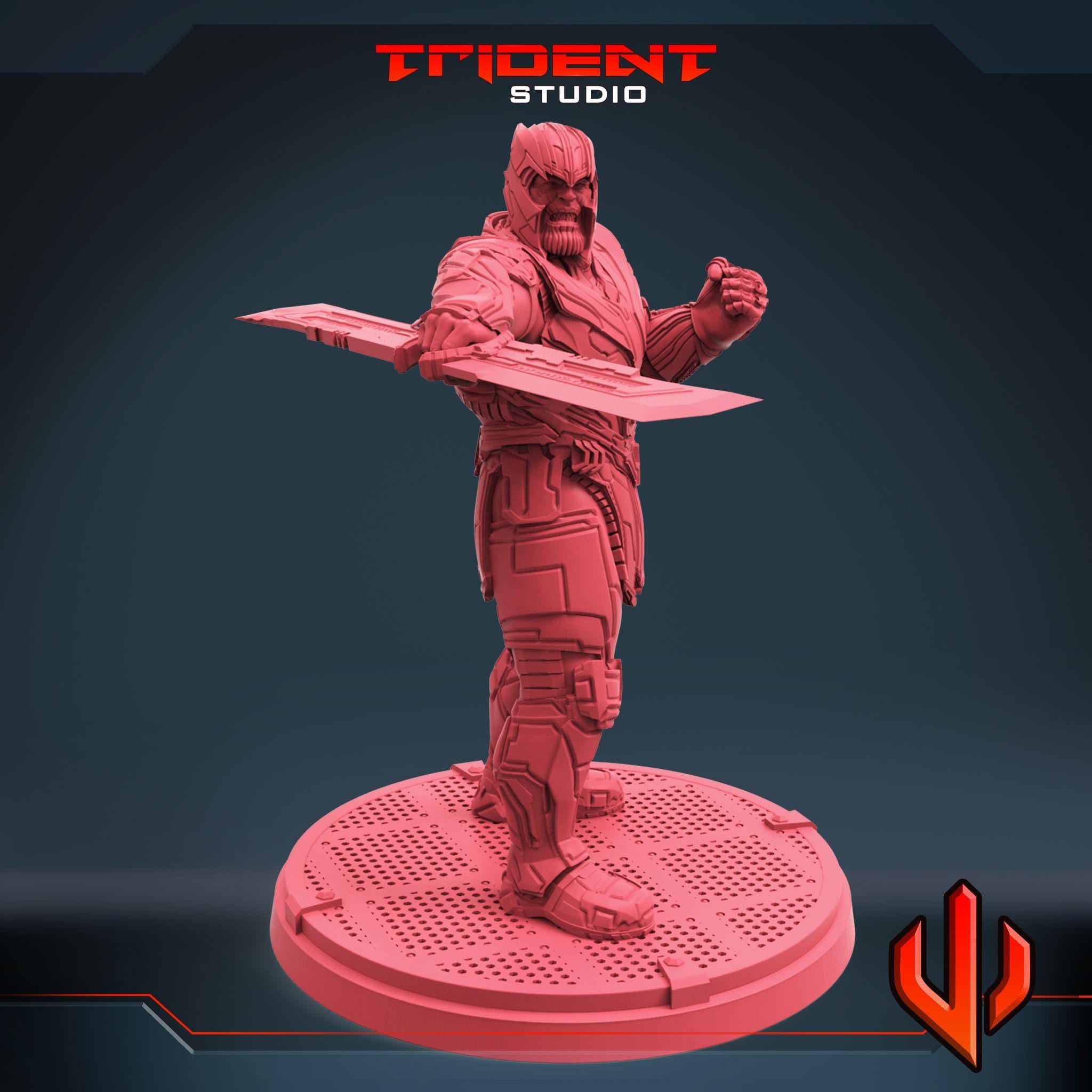 Thanos B (Fan art sculpted by Trident Studio) (Crisis Protocol Proxy/Alternative)