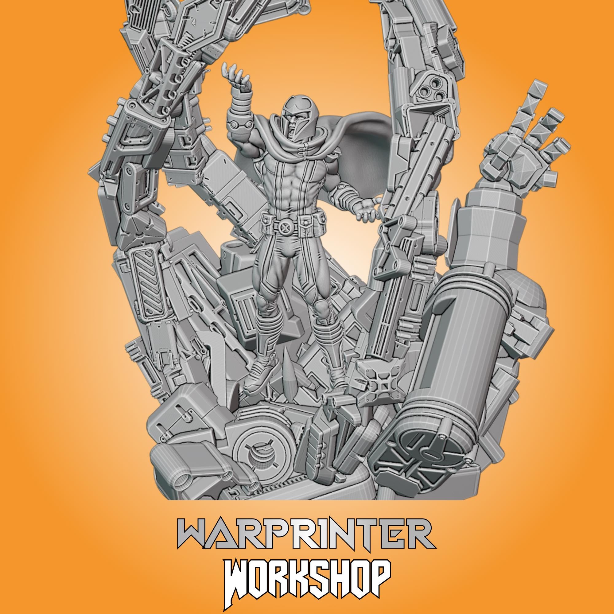 Magneto (Fan art sculpted by Trident Studio) (Crisis Protocol Proxy/Alternative)