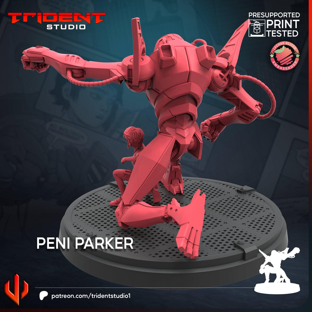 Peni Parker (Fan art sculpted by Trident Studio) (Crisis Protocol Proxy/Alternative)