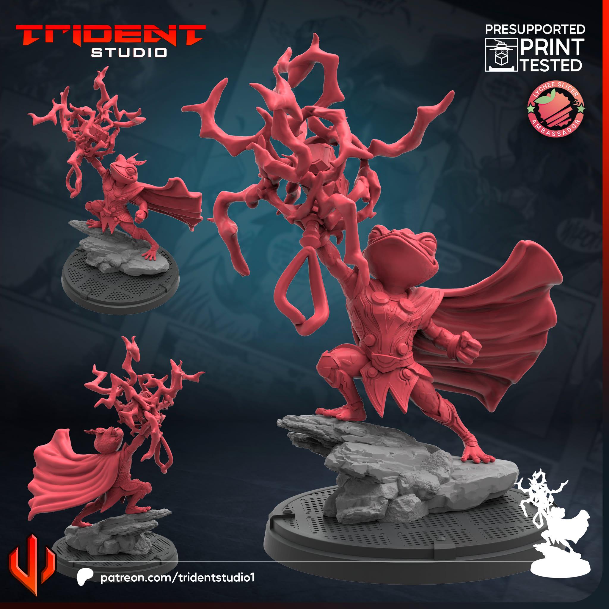 Throg (Fan art sculpted by Trident Studio) (Crisis Protocol Proxy/Alternative)