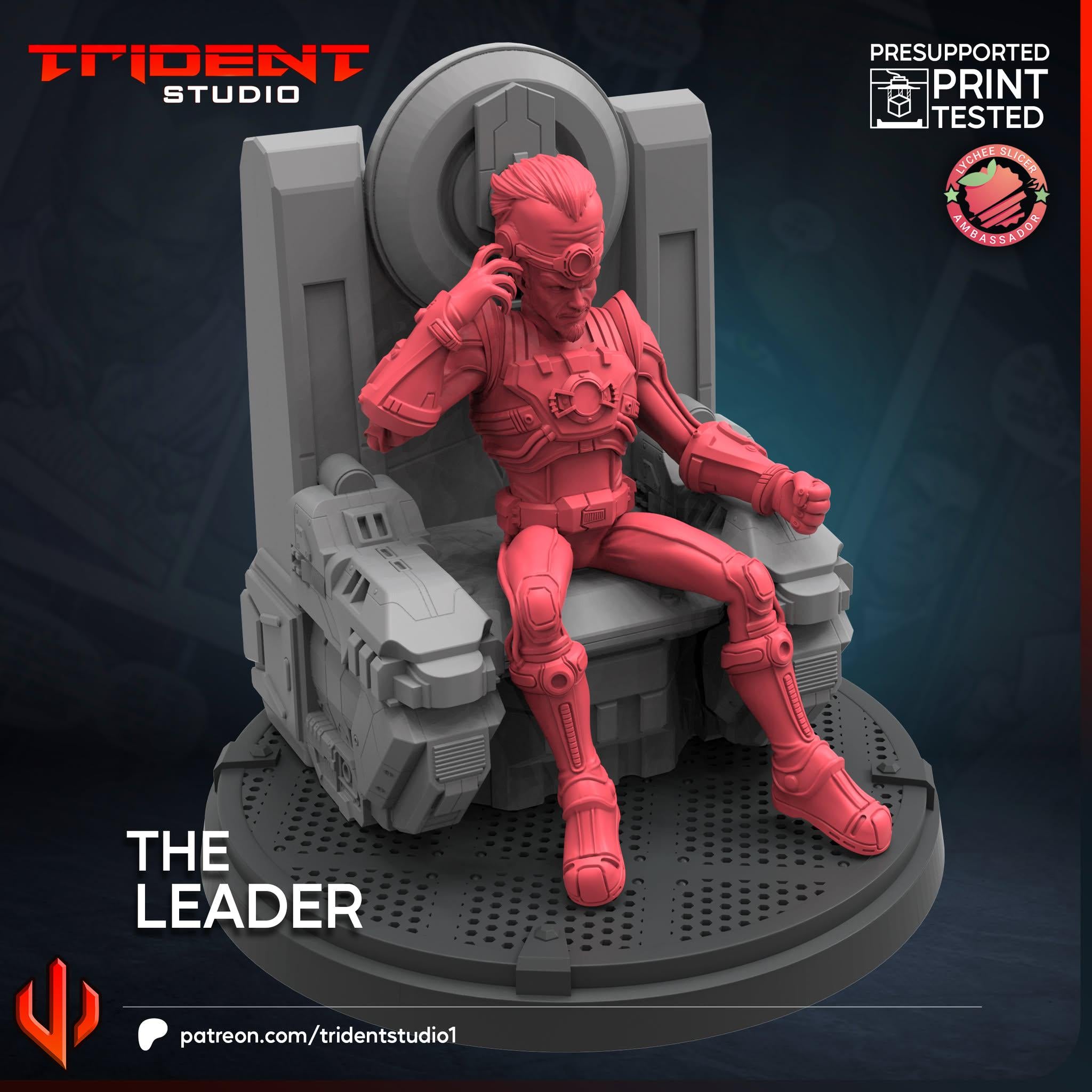 The Leader (Fan art sculpted by Trident Studio) (Crisis Protocol Proxy/Alternative)