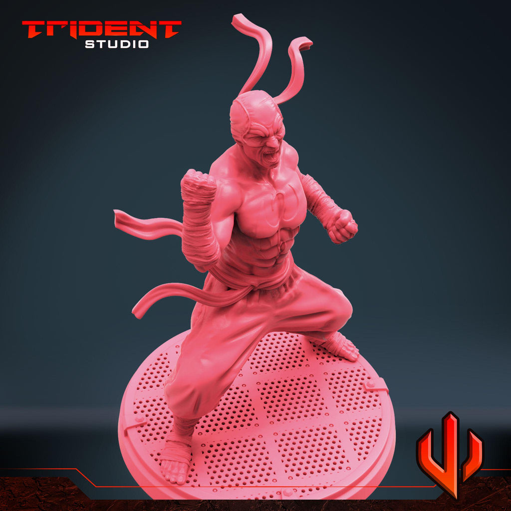 Iron Fist C (Fan art sculpted by Trident Studio) (Crisis Protocol Proxy/Alternative)