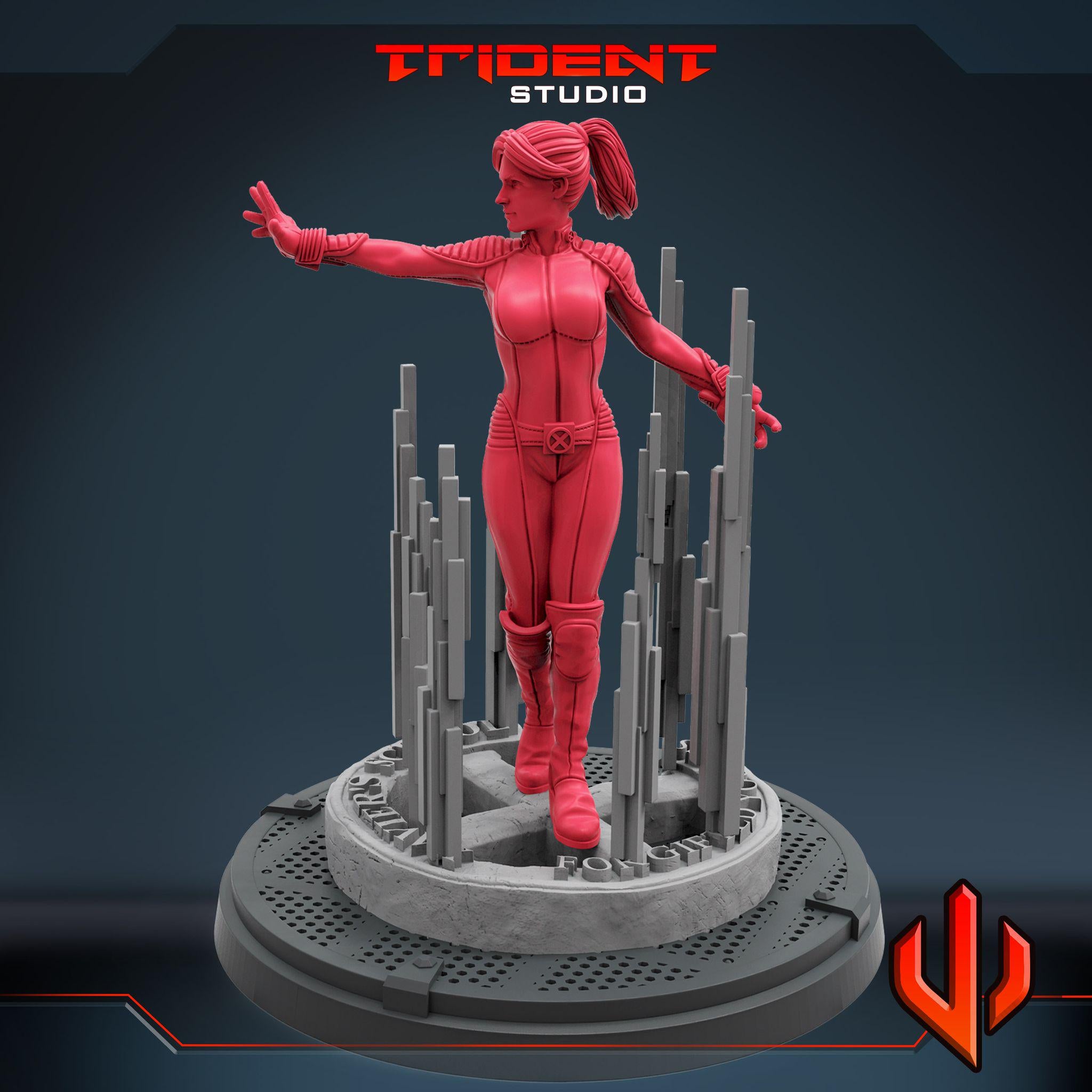 Jean Grey X-men 2000 Movie (Fan art sculpted by Trident Studio) (Crisis Protocol Proxy/Alternative)