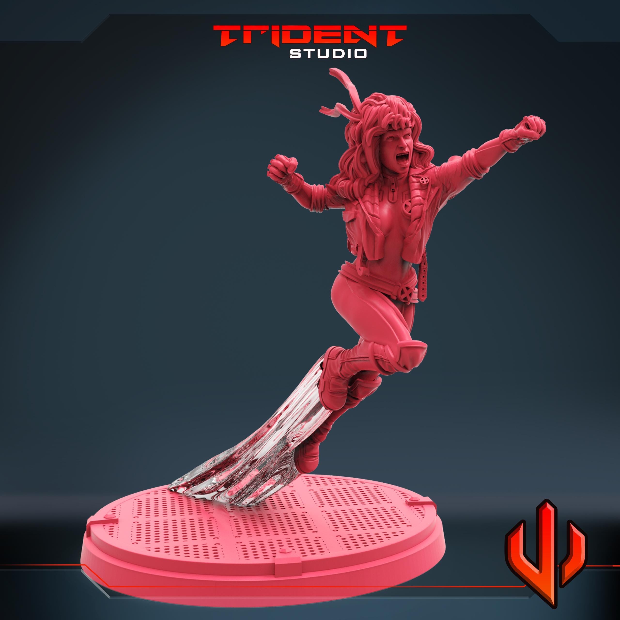 Rogue (Fan art sculpted by Trident Studio) (Crisis Protocol Proxy/Alternative)