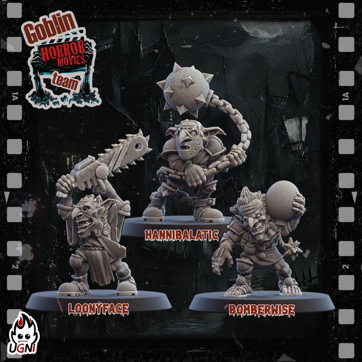 Goblin Team - Horror Movie Style - Fantasy Football Team - UGNI Miniatures