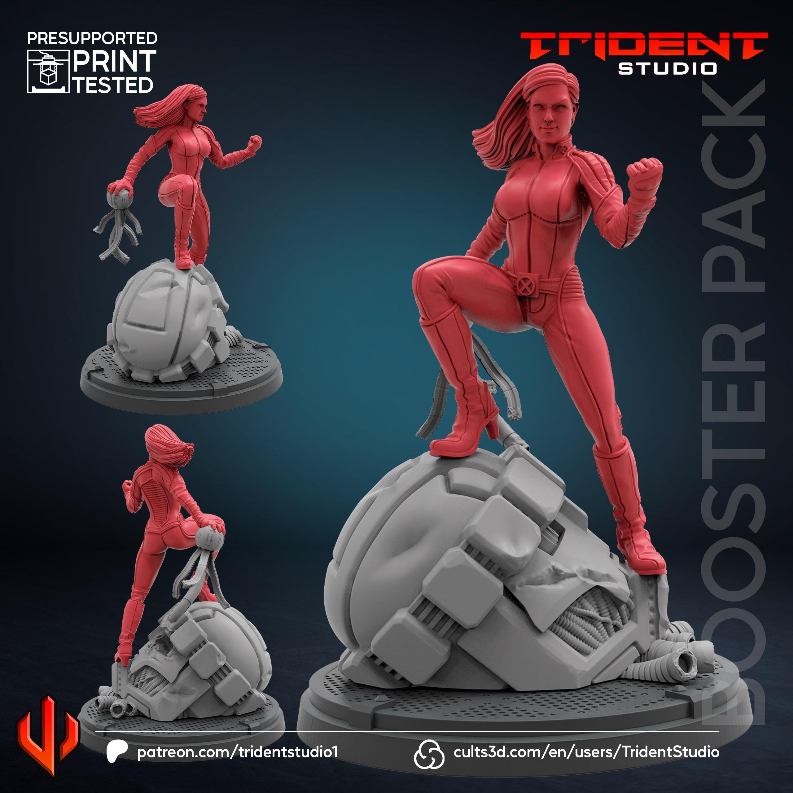 Rogue X-men 2000 Movie (Fan art sculpted by Trident Studio) (Crisis Protocol Proxy/Alternative)