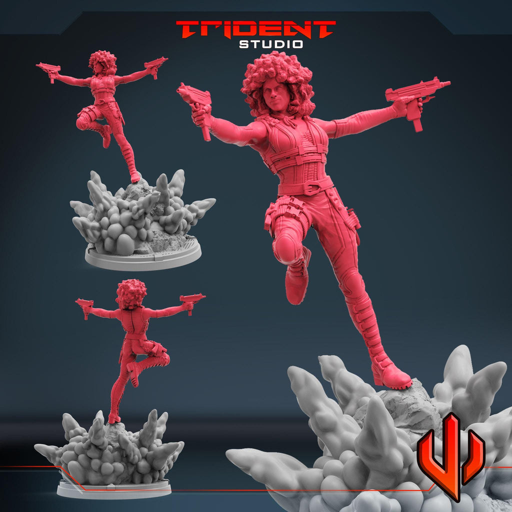 Domino (Fan art sculpted by Trident Studio) (Crisis Protocol Proxy/Alternative)