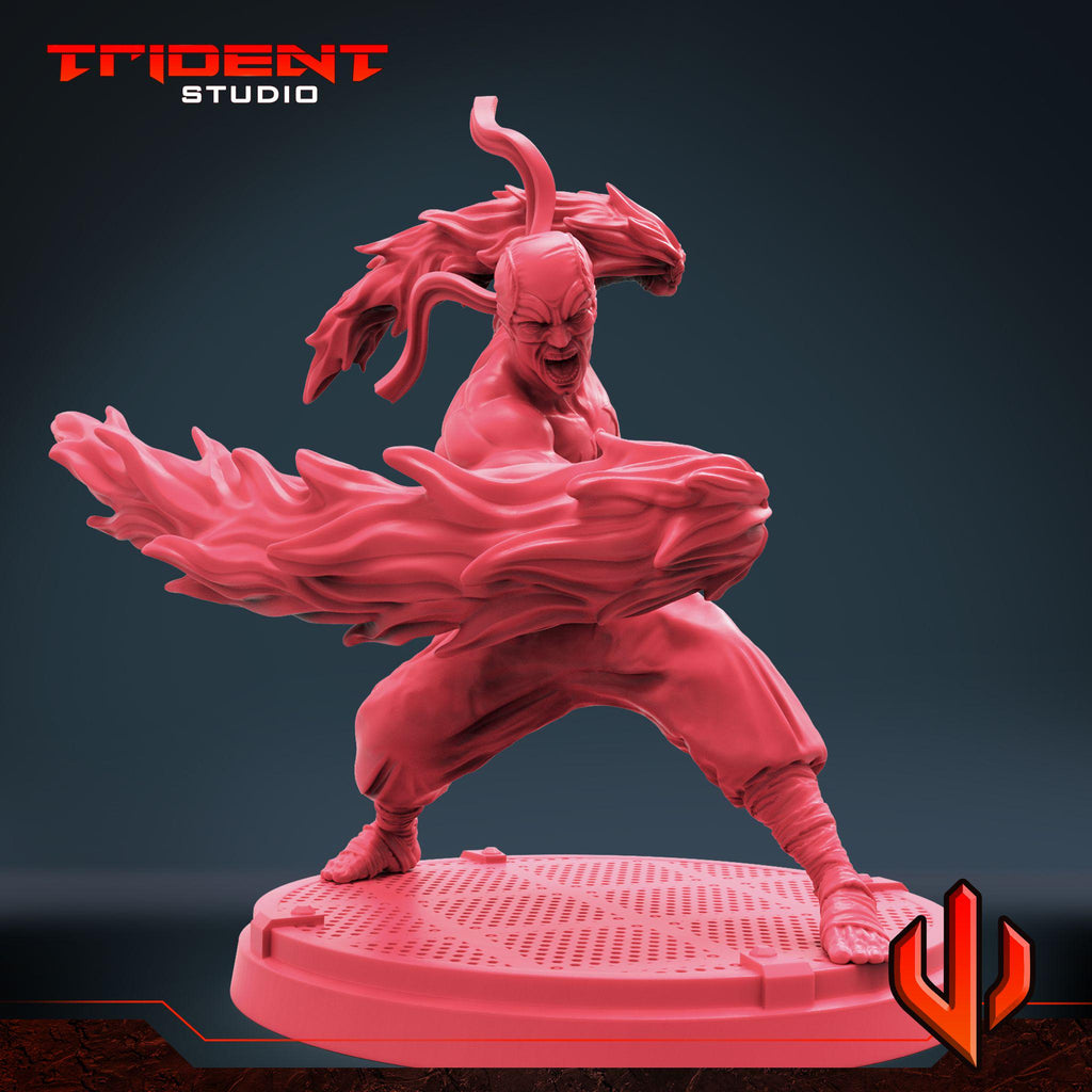 Iron Fist A (Fan art sculpted by Trident Studio) (Crisis Protocol Proxy/Alternative)