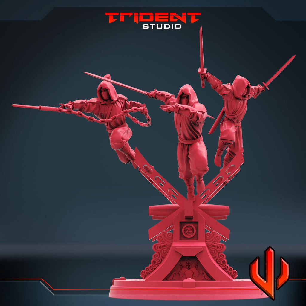 Hand Ninjas (Fan art sculpted by Trident Studio) (Crisis Protocol Proxy/Alternative)