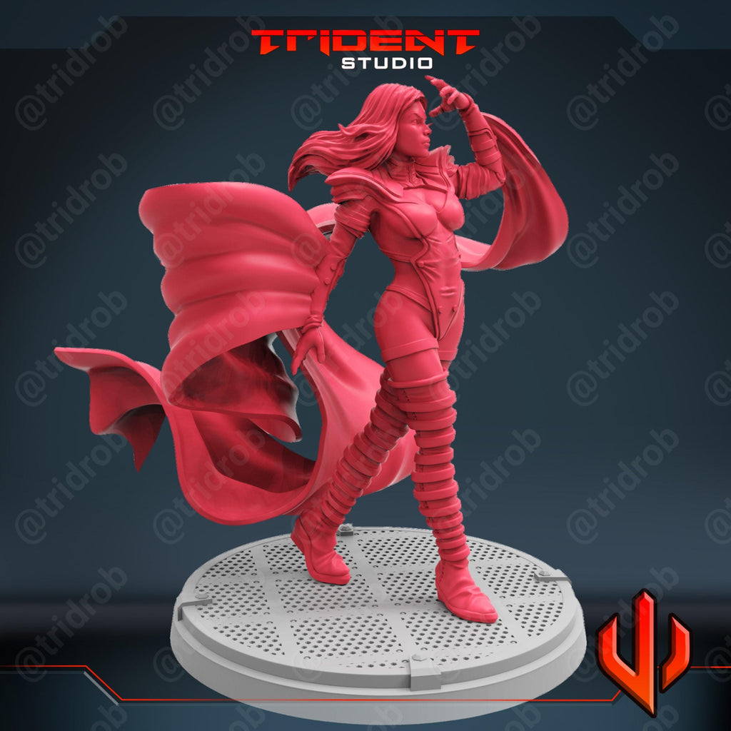 Emma Frost Phoenix (Fan art sculpted by Trident Studio) (Crisis Protocol Proxy/Alternative)