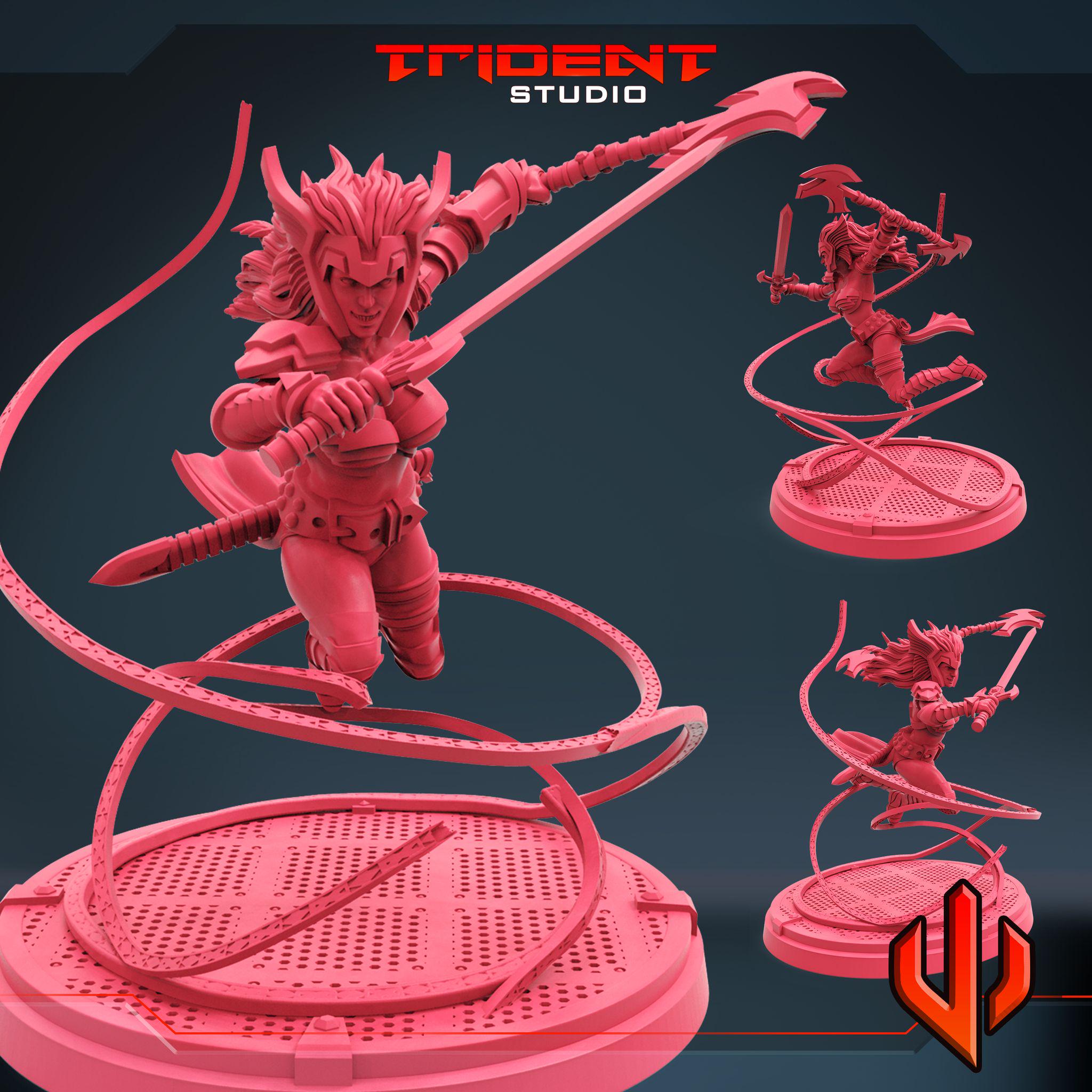 Angela Queen of Hel (Fan art sculpted by Trident Studio) (Crisis Protocol Proxy/Alternative)