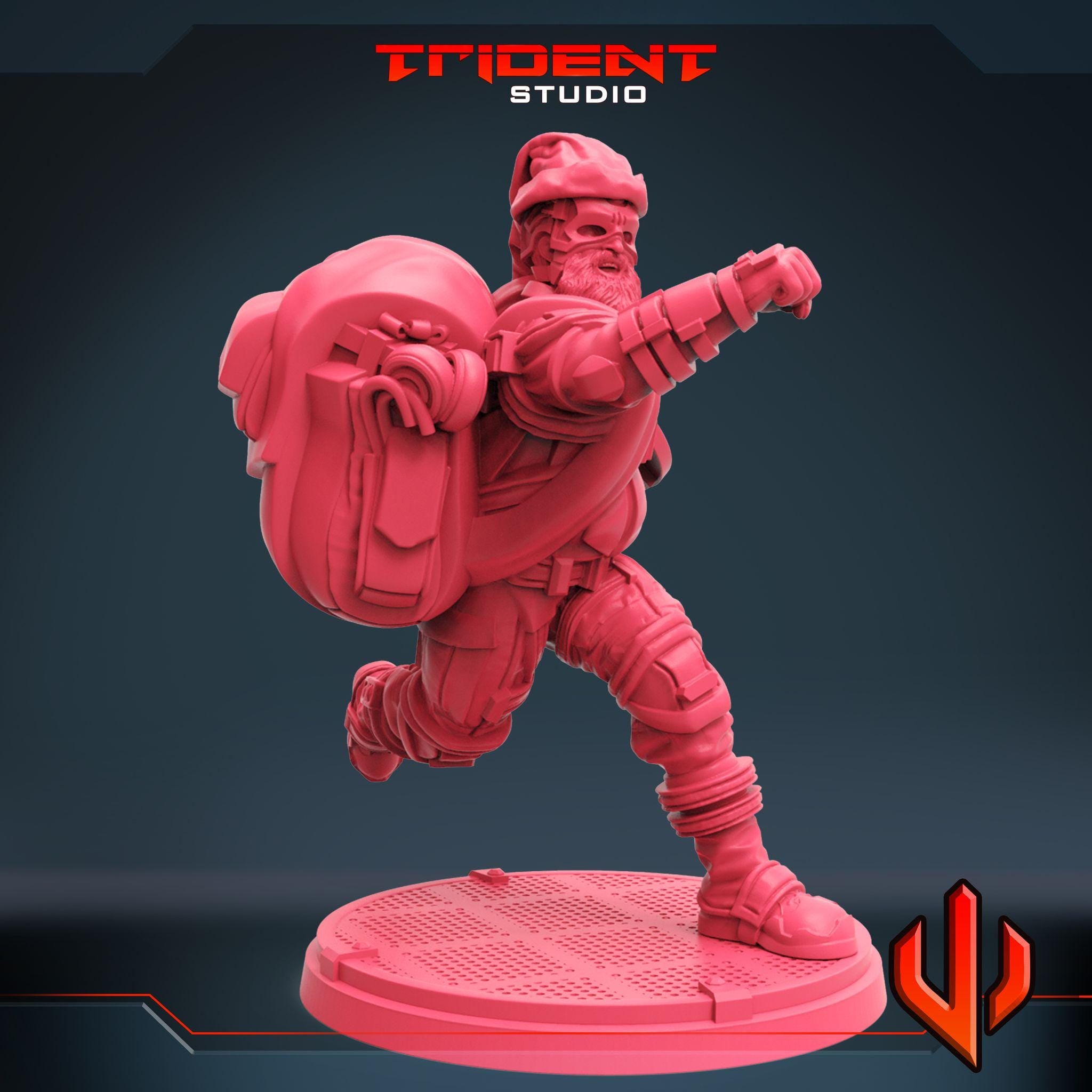 Red Guardian Xmas Special (Fan art sculpted by Trident Studio) (Crisis Protocol Proxy/Alternative)