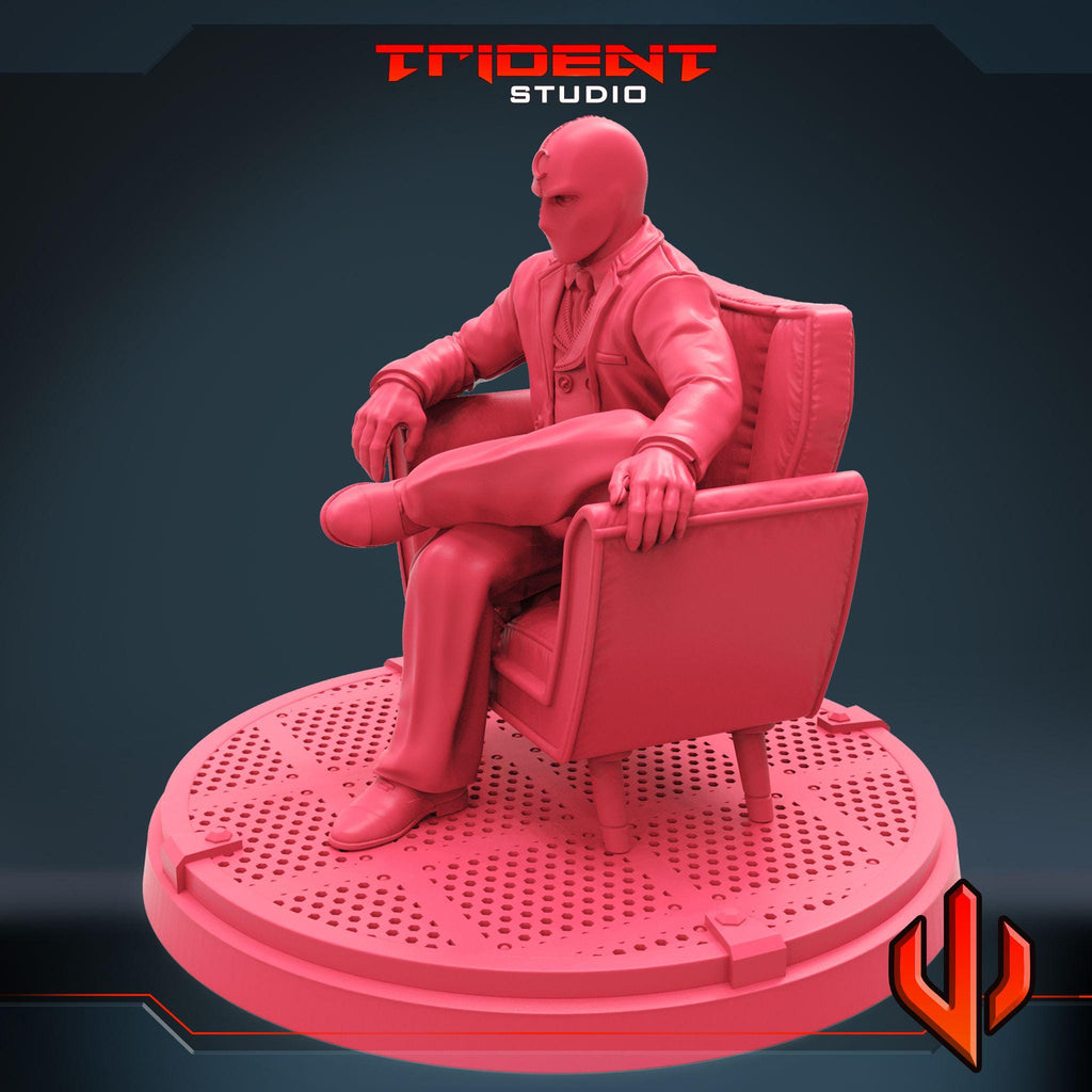 Moon Knight A (Fan art sculpted by Trident Studio) (Crisis Protocol Proxy/Alternative)