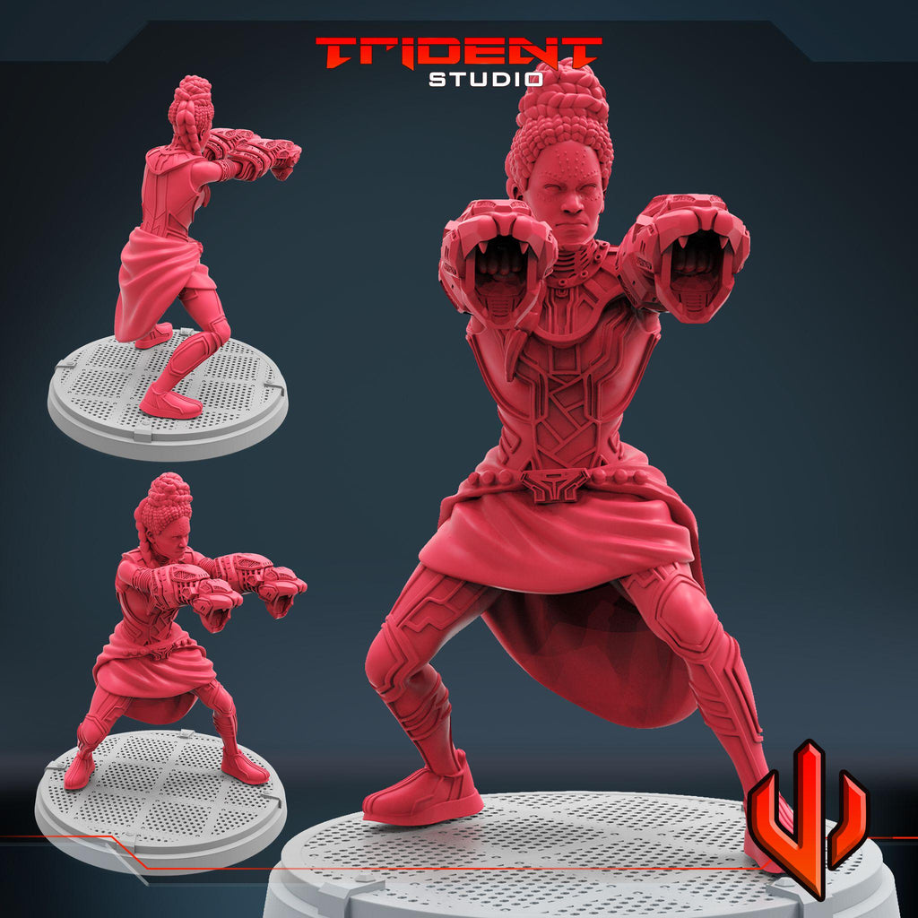 Shuri (Fan art sculpted by Trident Studio) (Crisis Protocol Proxy/Alternative)