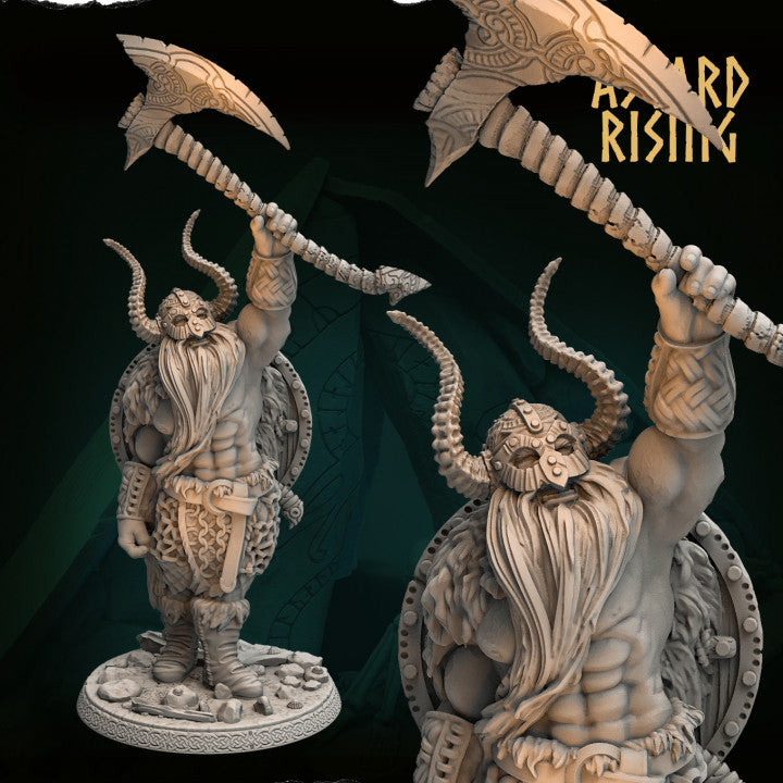 Jarl Rurik – Elite Chieftains Series – 54mm Collectible - War Printer Workshop