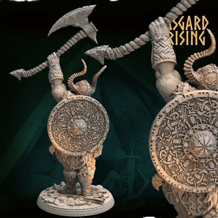 Jarl Rurik – Elite Chieftains Series – 54mm Collectible - War Printer Workshop