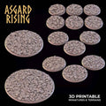 Autumn Bases - Set of Oval and Round Wargame Bases