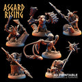 Forest Tribe Goblins – Modular Squad (Infested Ground Bases) - War Printer Workshop