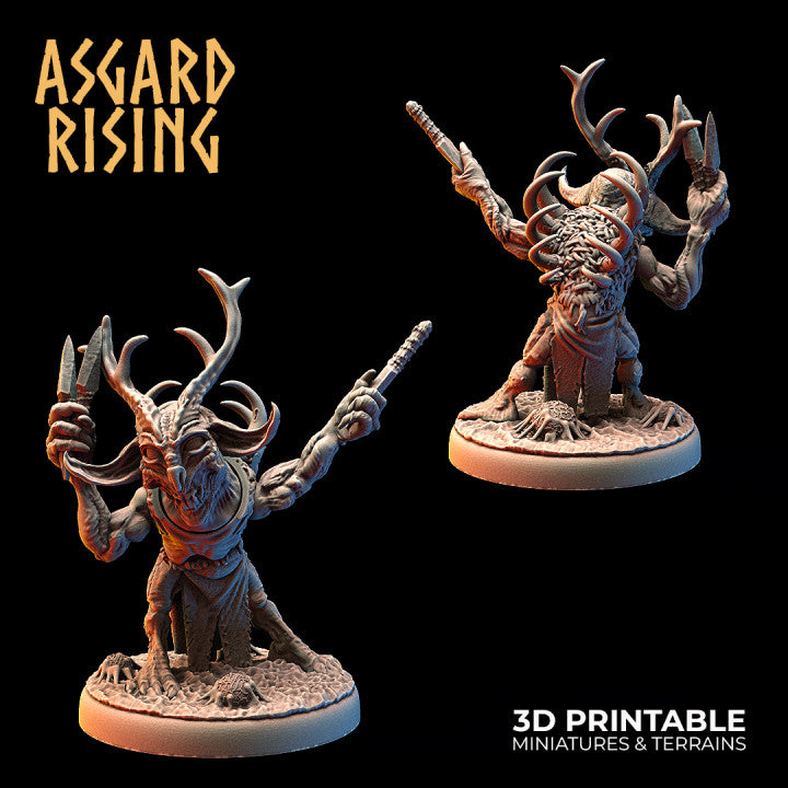 Forest Tribe Goblin Sharpshooters – Modular Squad (Infested Ground Bases) - War Printer Workshop