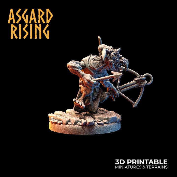 Goblin Sharpshooters – Modular Squad (Ruins Bases) - War Printer Workshop