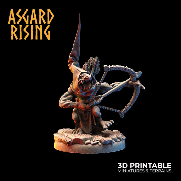 Goblin Sharpshooters – Modular Squad (Ruins Bases) - War Printer Workshop