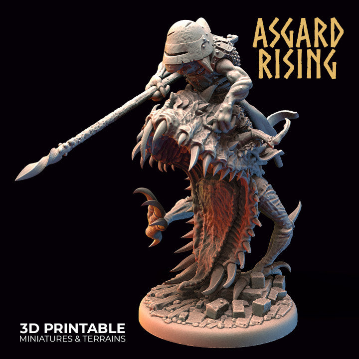 Goblin Riders on Trollhounds – Modular Cavalry Squad (Ruins Bases) - War Printer Workshop