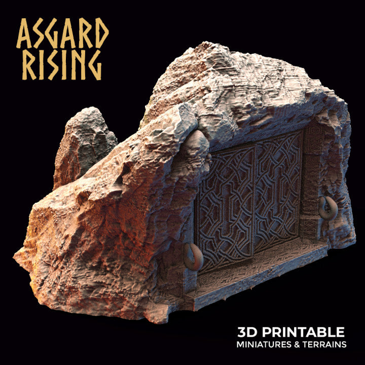 Dwarven Mountain Passage – Terrain Set - War Printer Workshop