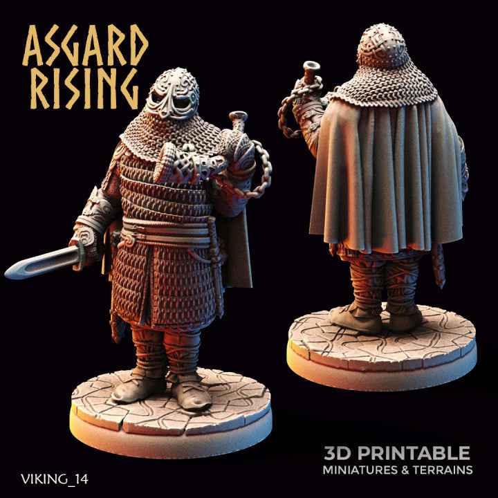 Viking Huscarls – Complete Squad (25mm Bases)