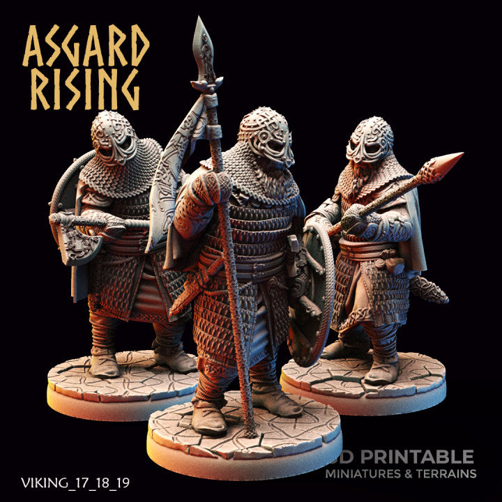 Viking Hersir with Guardsmen – Command Set
