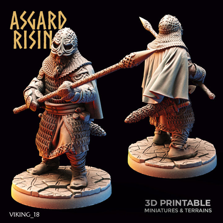 Viking Hersir with Guardsmen – Command Set