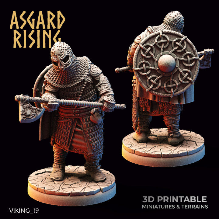 Viking Hersir with Guardsmen – Command Set