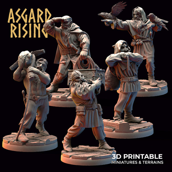 Viking Sailors Crew Set – Drakkar Deck Bases
