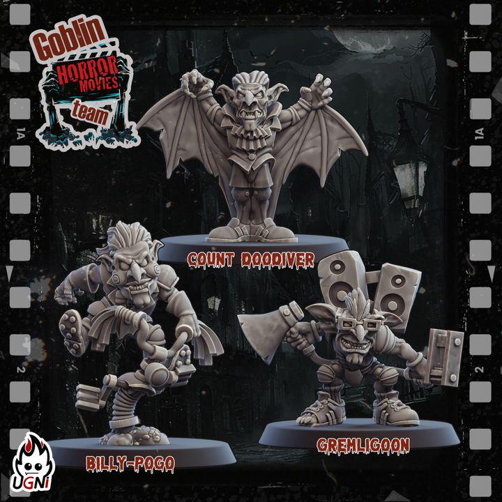 Goblin Team - Horror Movie Style - Fantasy Football Team - UGNI Miniatures