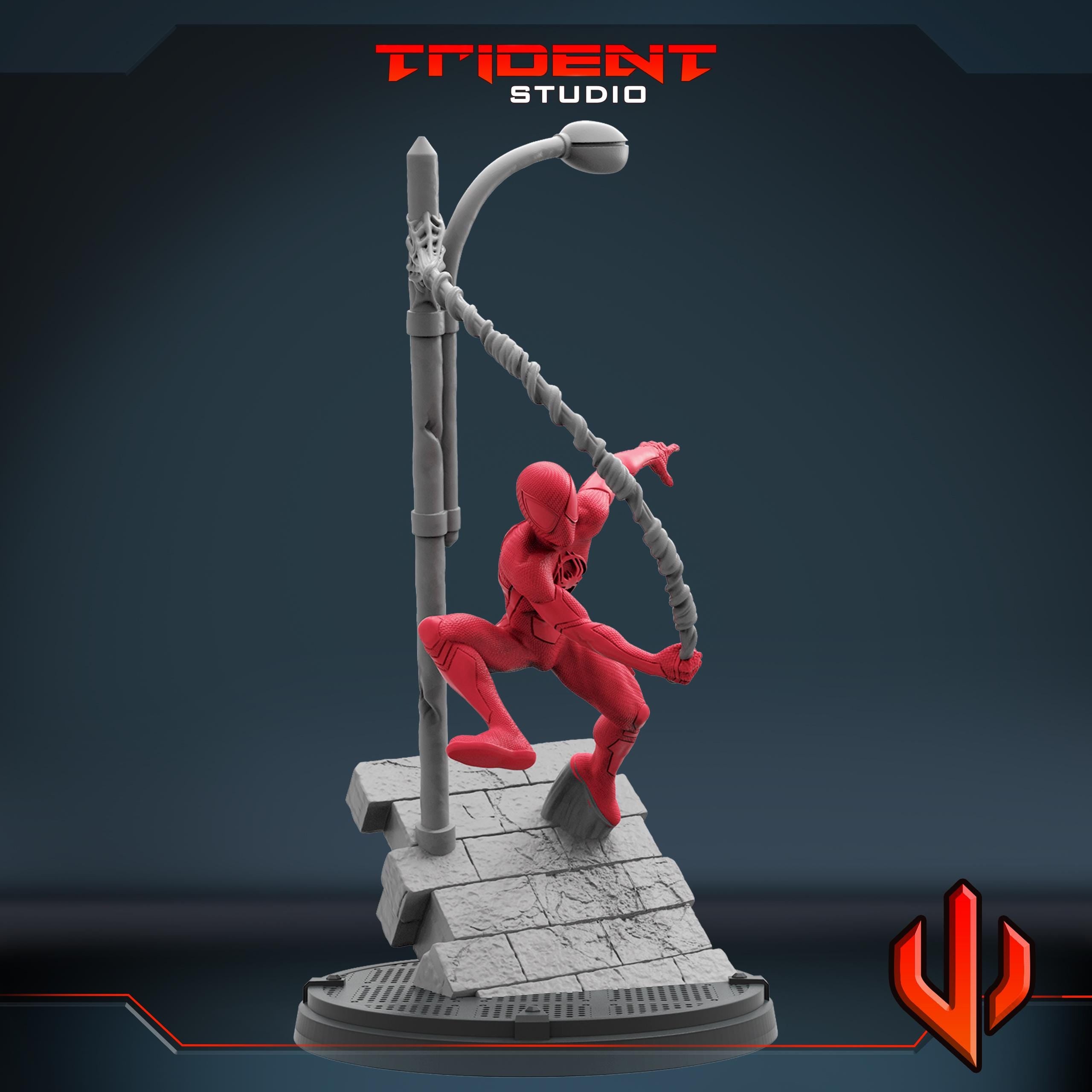 Teenage Spiderman Masked (Fan art sculpted by Trident Studio) (Crisis Protocol Proxy/Alternative)