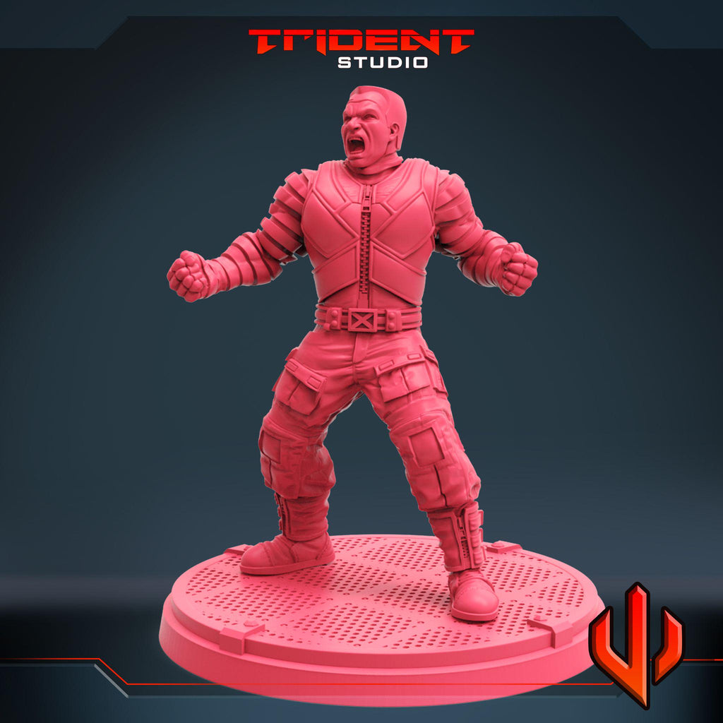 Colossus B (Fan art sculpted by Trident Studio) (Crisis Protocol Proxy/Alternative)
