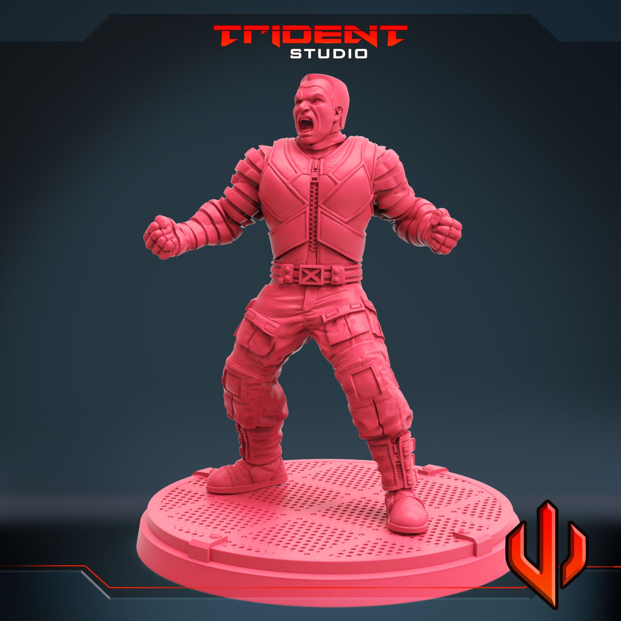 Colossus B (Fan art sculpted by Trident Studio) (Crisis Protocol Proxy/Alternative)