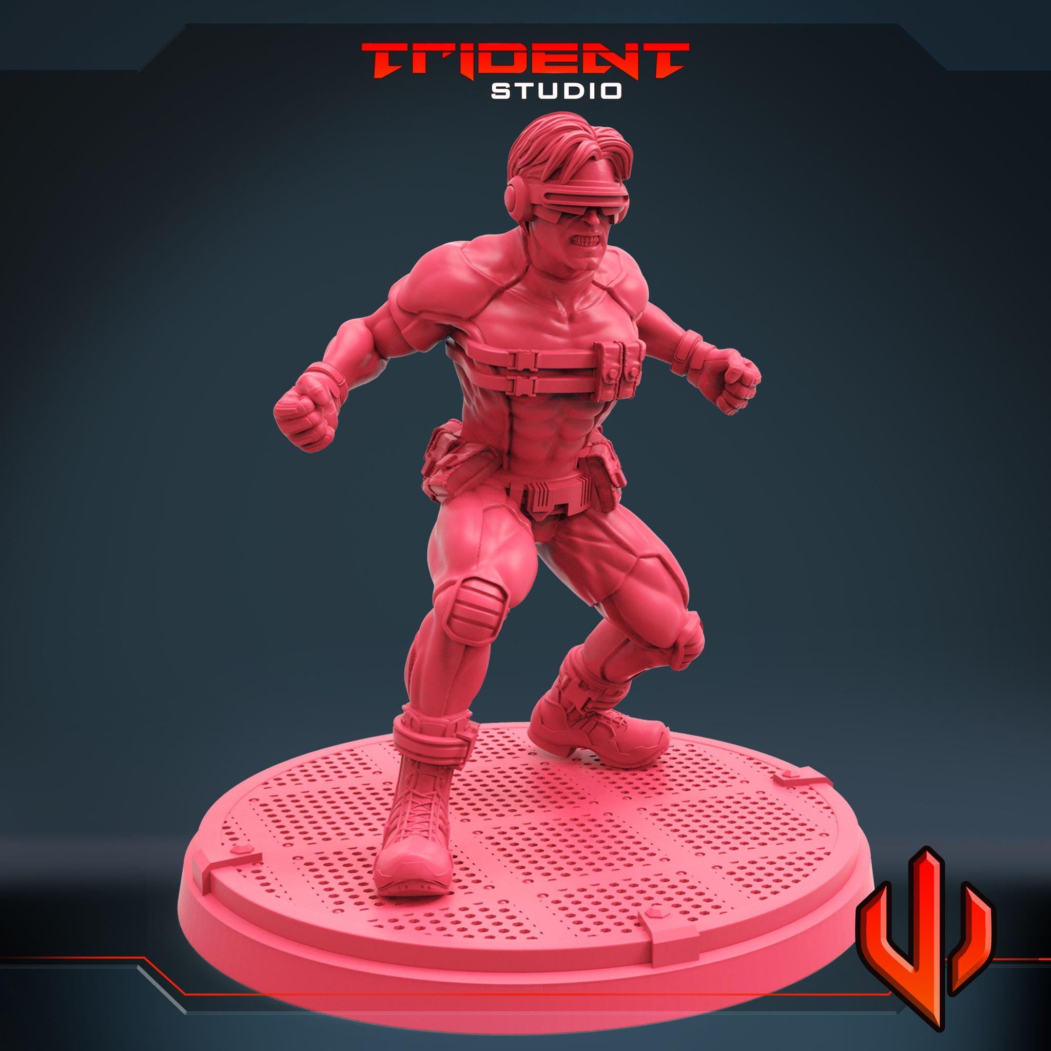 Cyclops A (Fan art sculpted by Trident Studio) (Crisis Protocol Proxy/Alternative)
