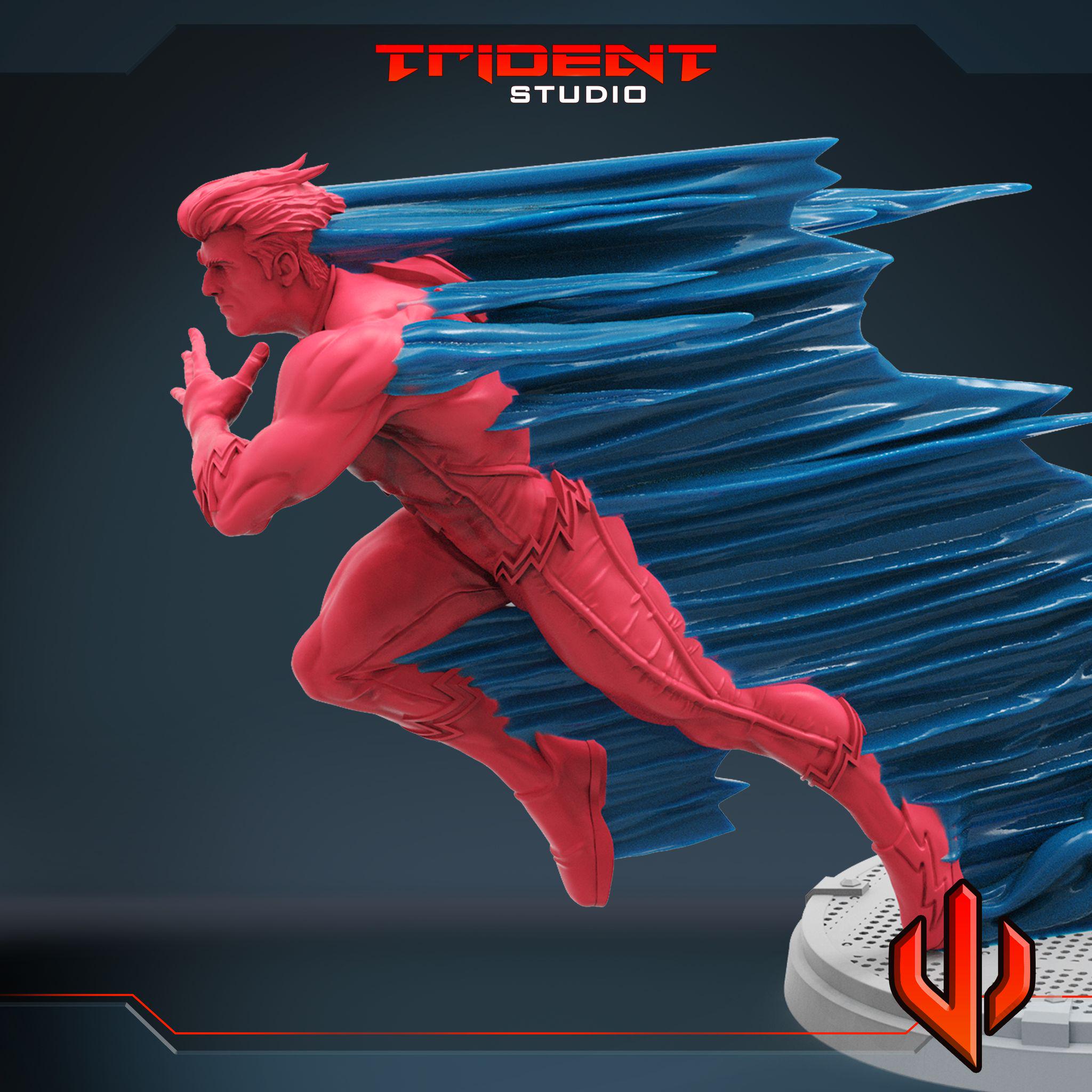 Quicksilver (Fan art sculpted by Trident Studio) (Crisis Protocol Proxy/Alternative)