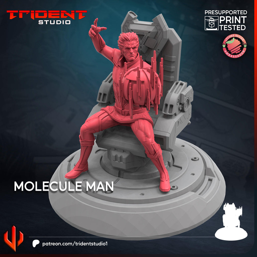 Molecule Man (Fan art sculpted by Trident Studio) (Crisis Protocol Proxy/Alternative)