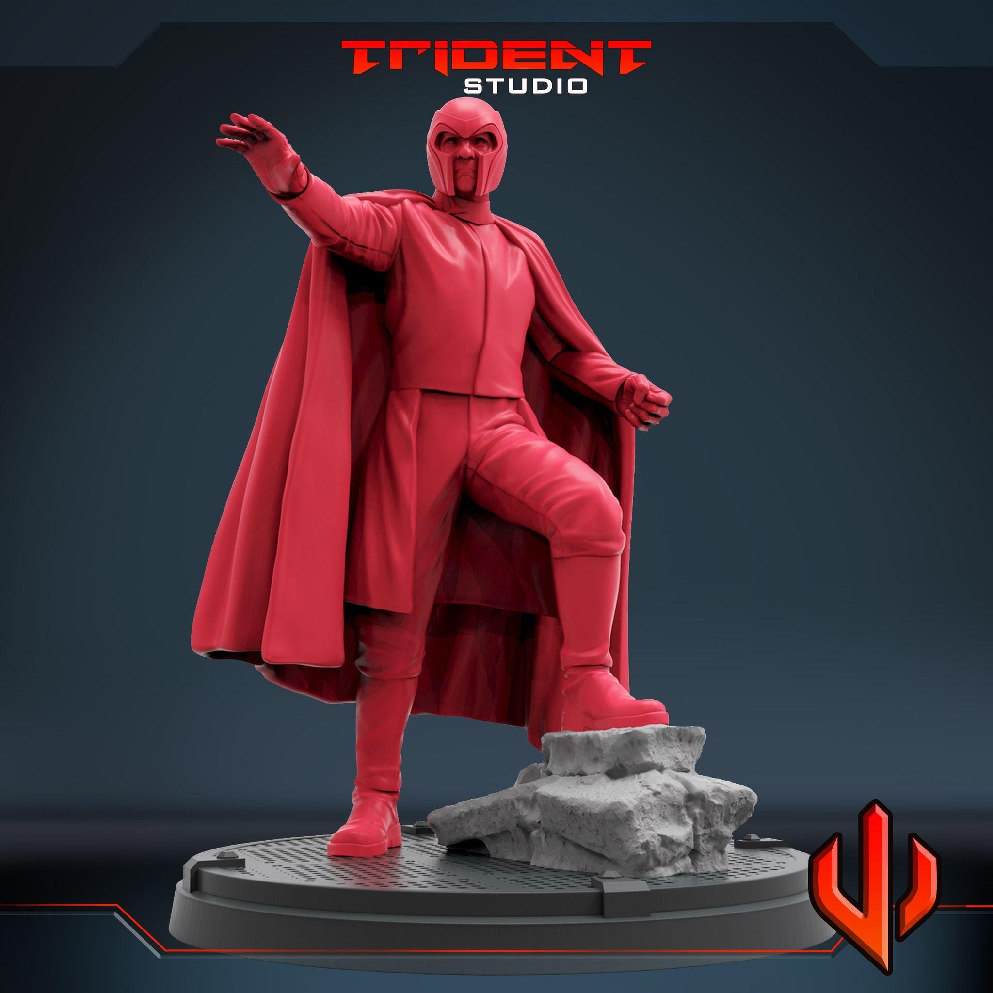 Magneto X_men 2000 Movie (Fan art sculpted by Trident Studio) (Crisis Protocol Proxy/Alternative)