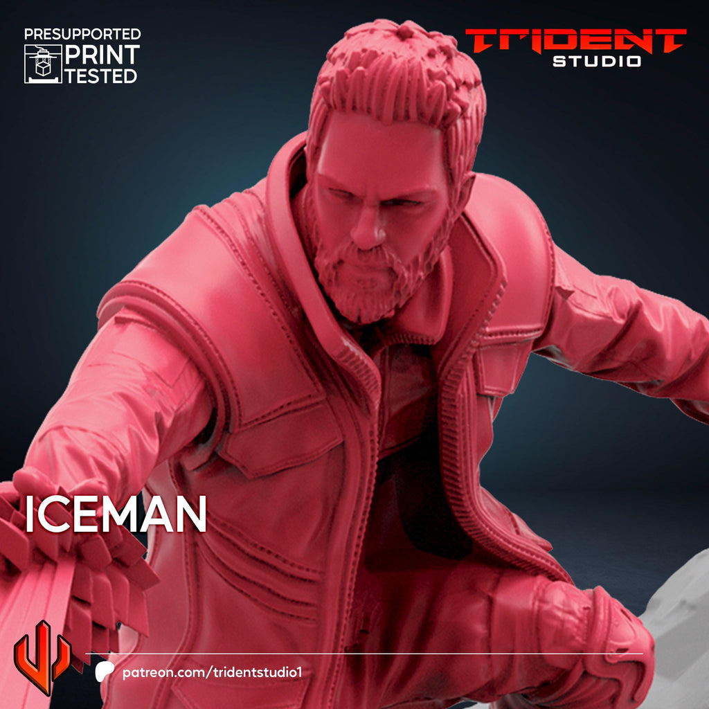 Ice Man X-Men Days Of Future Past (Fan art sculpted by Trident Studio) (Crisis Protocol Proxy/Alternative)
