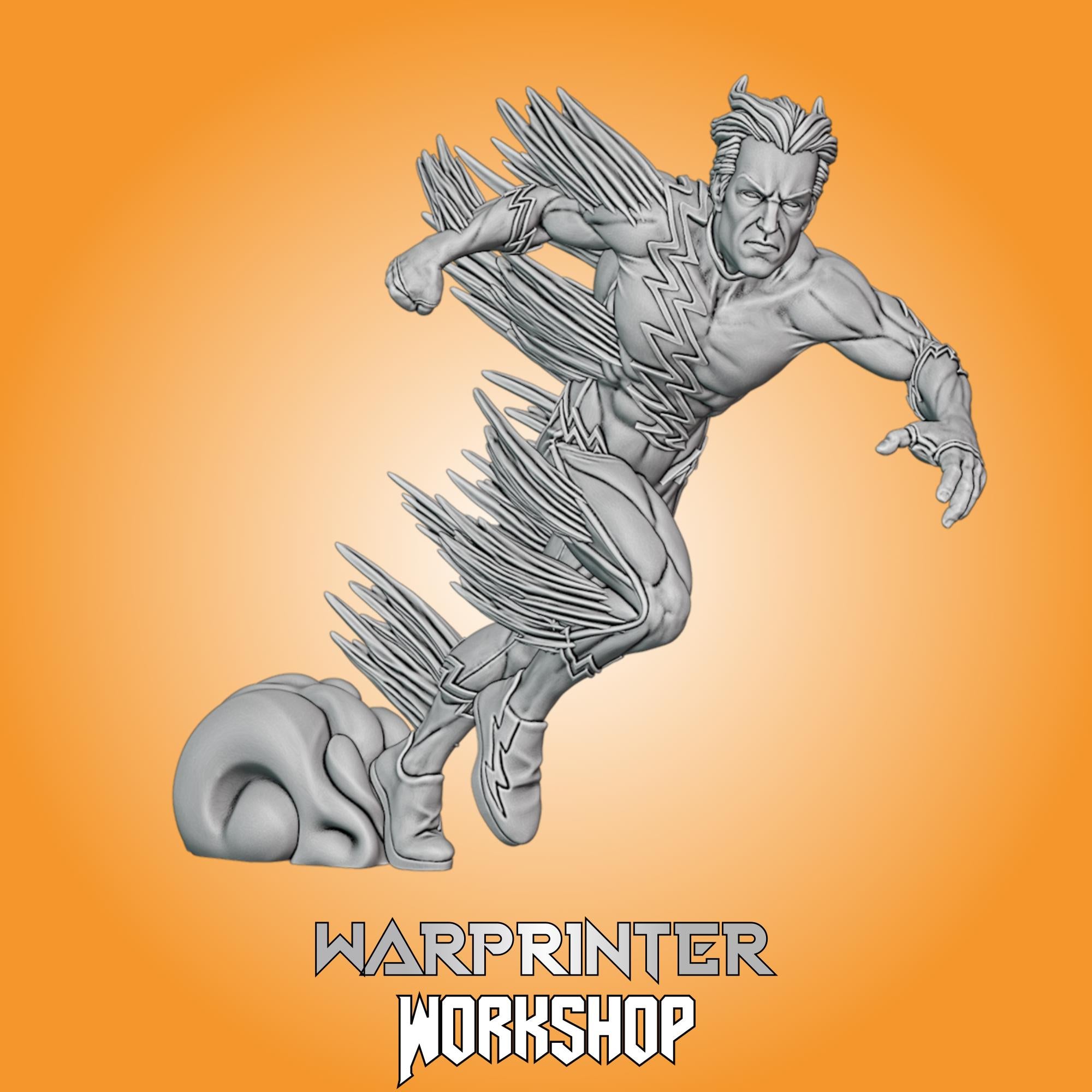 Quicksilver (Fan art sculpted by Trident Studio) (Crisis Protocol Proxy/Alternative)